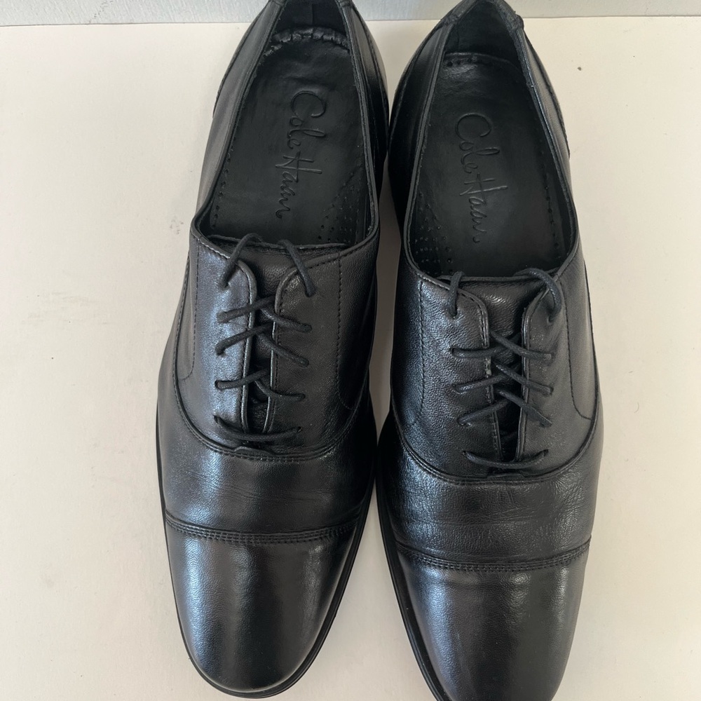 Cole Haan / Nike Air Men's Black Leather Dress Shoes
